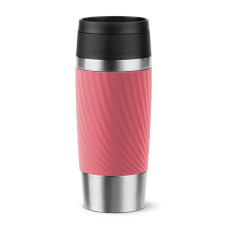 Termos Tefal Travel Mug Classic N2024410, 0.36 L, pastrare la rece 12 ore, pastrare la cald 6 ore, roz & argintiu N2024410 imagine 27287
