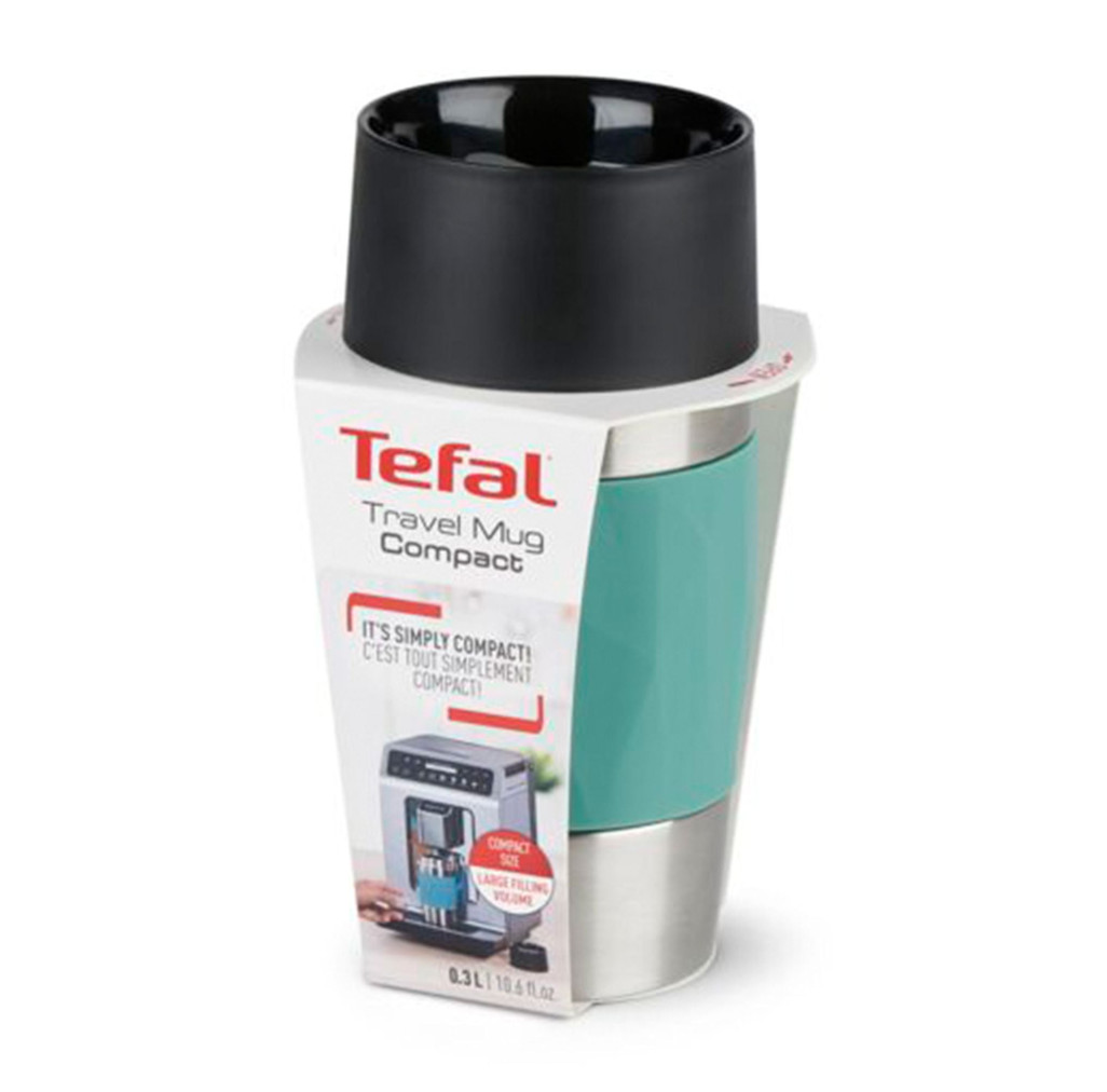 Termos Travel Mug Compact N2160310, 0.3L, plastic, verde -  Tefal N2160310 imagine 1