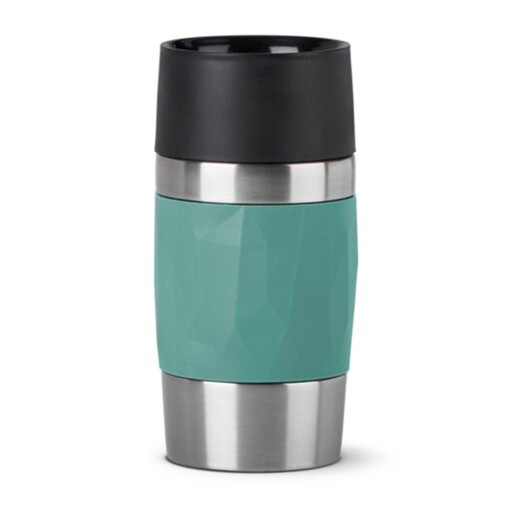 Termos Travel Mug Compact N2160310, 0.3L, plastic, verde -  Tefal N2160310 imagine