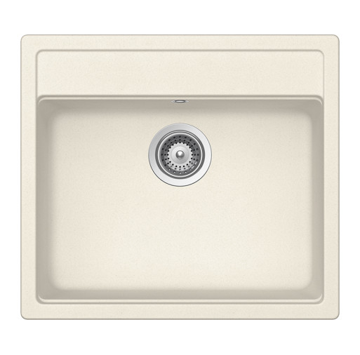 NEMN100VANI Chiuveta bucatarie Schock Nemo N-100 Cristalite Vanilla 570 x 510 mm, compozit granit, montare pe blat, bej deschis -  SCHOCK NEMN100VANI imagine