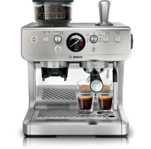 Espressor PFE401B3 semiautomat HomeCafé Seria 4, Inox PFE401B3 imagine