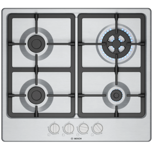 Plită pe gaz Bosch PGH6B5K90 4 zone 60 cm seria 4  PGH6B5K90  imagine
