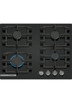 Plită pe gaz Bosch PNN6B6K40  4 zone 60 cm seria 4 Quartz Negru