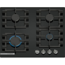 Plită pe gaz Bosch PNN6B6K40  4 zone 60 cm seria 4 Quartz Negru PNN6B6K40   imagine 21457