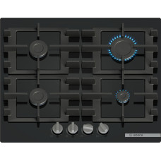 Plită pe gaz Bosch PNP6B6K40 4 zone 60 cm seria 4 Quartz Negru PNP6B6K40  imagine 21466