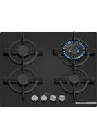Plită pe gaz Bosch PPH6A6I10 4 zone 60 cm seria 6 Quartz Negru