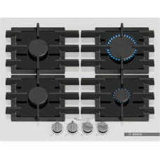 Plită pe gaz Bosch PPP6A2I40 4 zone 60 cm seria 6  Quartz Alb PPP6A2I40 imagine 21463