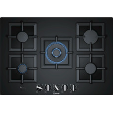Plita pe gaz Bosch PPQ7A6B20 5 zone 75 cm seria 6 Quartz Negru PPQ7A6B20 imagine 15638