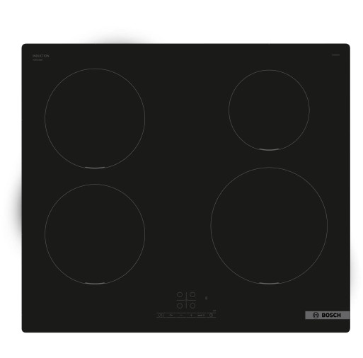 Plita cu inductie Bosch PUE611BB5E 4 zone de gatit 60 cm seria 4 Negru PUE611BB5E imagine