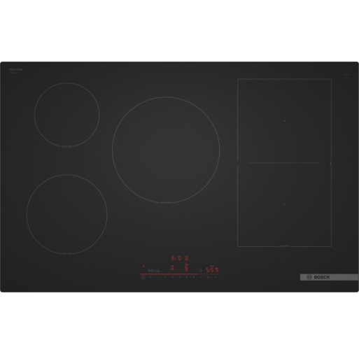 Plita cu inductie Bosch PVW81CHB1E 5 zone de gatit 80 cm seria 6 Matt black  PVW81CHB1E imagine