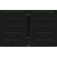 Plita pe inducție cu sistem de ventilare integrat Bosch PXX801D67E 4 zone de gatit 80 cm seria 8 Negru  PXX801D67E imagine 18388