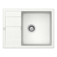 ROND100LALPI Chiuveta bucatarie Schock Ronda D-100L Cristalite Alpina 650 x 500 mm, compozit granit, reversibila, montare pe blat, alb ROND100LALPI imagine 27928