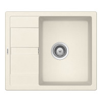 ROND100VANI Chiuveta bucatarie Schock Ronda D-100 Cristalite Vanilla 580 x 500 mm, compozit granit, reversibila, montare pe blat, bej deschis ROND100VANI imagine 27869