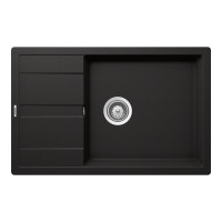 ROND100XLNERO Chiuveta bucatarie Schock Ronda D-100XL Cristalite Nero 780 x 500 mm, granit, reversibila, montare pe blat, negru ROND100XLNERO imagine 27931