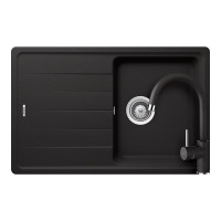 SETED100SPNERO Set chiuveta bucatarie Schock Element D-100S 780 x 500 mm si baterie bucatarie Schock Plutos Cristalite Nero, negru SETED100SPNERO imagine 28568
