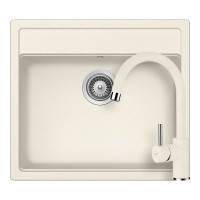 SETNN100PVANI Set chiuveta bucatarie Schock Nemo N-100 570 x 510 mm si baterie bucatarie Schock Plutos Cristalite Vanilla, bej deschis SETNN100PVANI imagine 28781