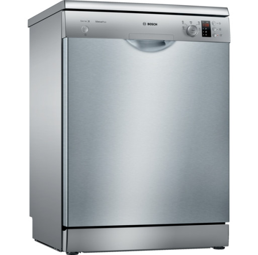 Maşină de spălat vase Bosch SMS25AI05E independenta 12 seturi Silver Inox anti amprenta 60 cm  SMS25AI05E imagine
