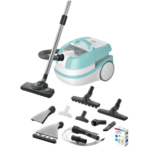 Aspirator multifuncțional BWD420HYG Wet&Dry ProHygienic Seria 4, Menta - BOSCH BWD420HYG imagine