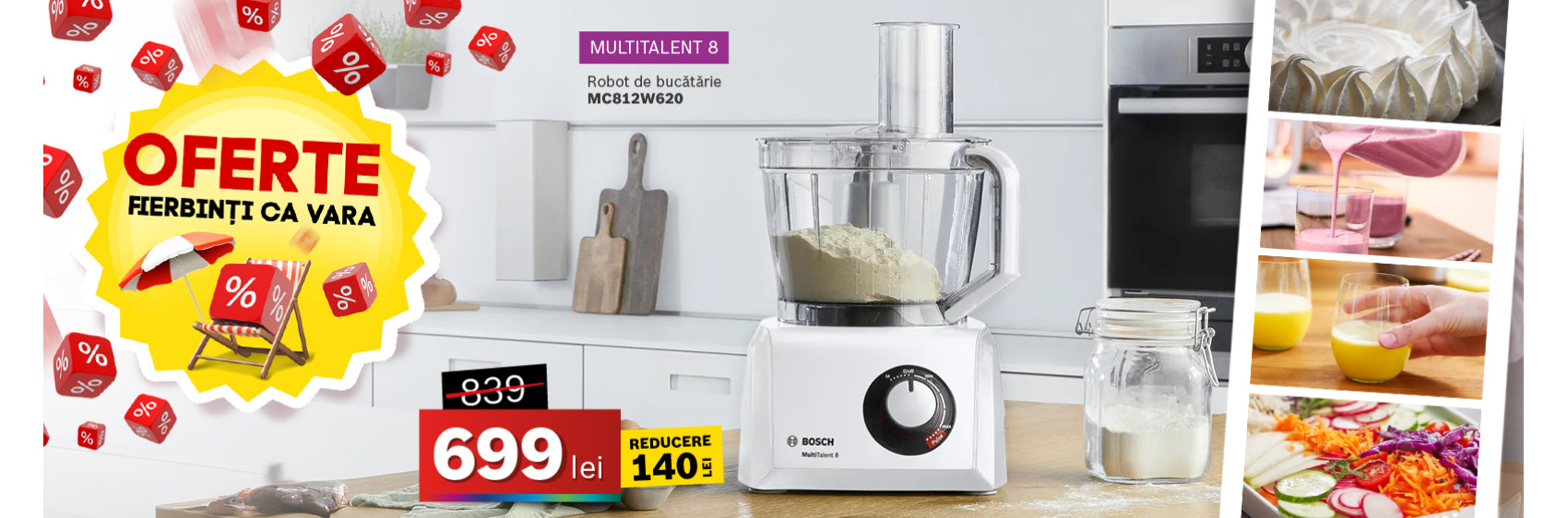 Robot de bucătărie  MultiTalent8 Bosch MC812W620