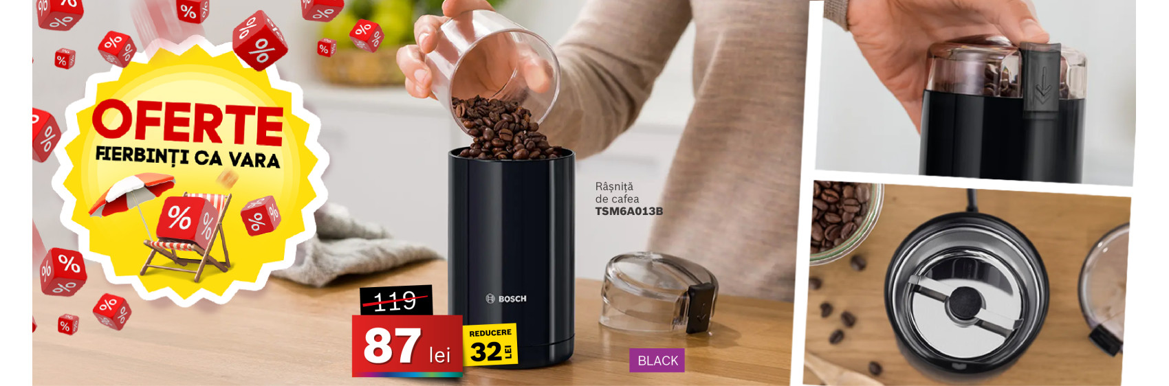 râsnită de cafea Bosch TSM6A013B