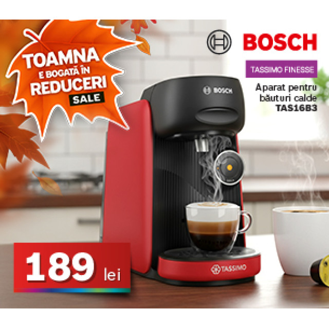 aparat pentru băuturi calde TASSIMO FINESSE TAS16B3