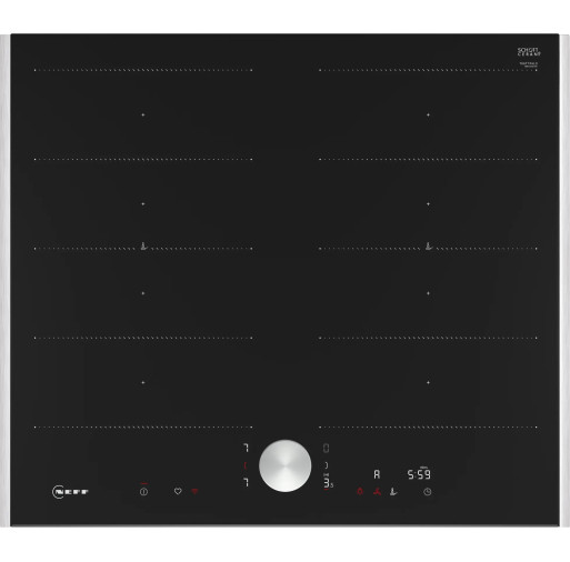 Plita cu inductie Neff T66TTX4L0 4 zone de gatit 60 cm N 90 Negru - NEFF T66TTX4L0 imagine