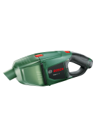 06033D0001 Aspirator de mână Bosch EasyVac  Autonomie 22 min, 0.38 L , Acumulator Litiu-Ion, Negru/Verde