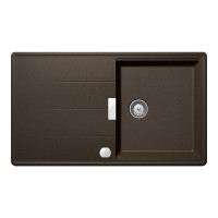 TIAD100BRONSA Chiuveta bucatarie Schock Tia D-100 Cristadur Bronze 860 x 500 mm cu sifon automat, compozit granit, reversibila, montare pe blat, maro bronz TIAD100BRONSA imagine 28217