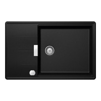 TIAD100LSMAGMSA Chiuveta bucatarie Schock Tia D-100LS Cristadur Magma 780 x 500 mm cu sifon automat, granit, reversibila, montare pe blat, negru metalizat TIAD100LSMAGMSA imagine 28207