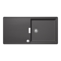 TIAD100LSTONSA Chiuveta bucatarie Schock Tia D-100L Cristadur Stone 1000 x 500 mm cu sifon automat, compozit granit, reversibila, montare pe blat, gri piatra TIAD100LSTONSA imagine 28223