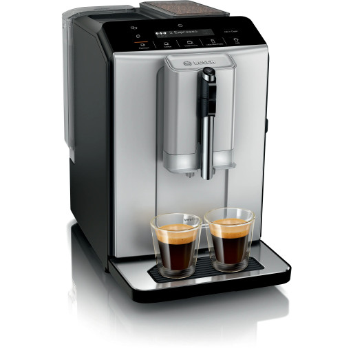 Espressor cafea Bosch TIE20301 automat VeroCafe 15,0 Bar Silk Silver TIE20301 imagine