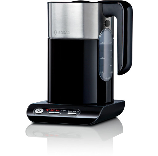 Fierbător electric Bosch TWK8613P Styline 1.5l Negru - BOSCH TWK8613P  imagine