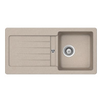 TYPD100SSABB Chiuveta bucatarie Schock Typos D-100S Cristalite Sabbia 860 x 435 mm, compozit granit, reversibila, montare pe blat, nisip TYPD100SSABB imagine 27942