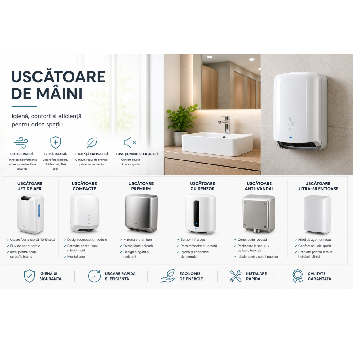 Uscatoare de maini