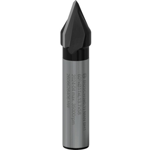 2608628406 Freză pentru canal în V PRO, 60° x Ø 11, tijă 8 mm 2608628406 imagine