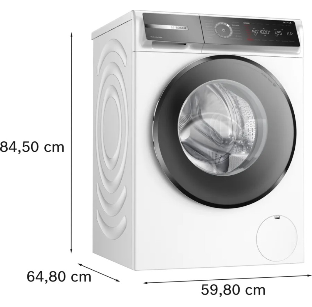 Masina de spalat Bosch WGB256041 cu incarcare frontala seria 8,10 kg  Alb WGB256041 imagine 1