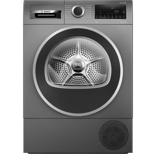 Uscator de rufe Bosch WQG235DREU cu condensare și pompă de căldură seria 6, 8 kg Gri Antracit WQG235DREU imagine
