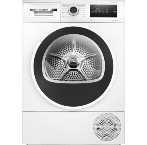 Uscator de rufe Bosch WTH85209BY cu condensare și pompă de căldură, seria 4,8 kg Alb WTH85209BY imagine
