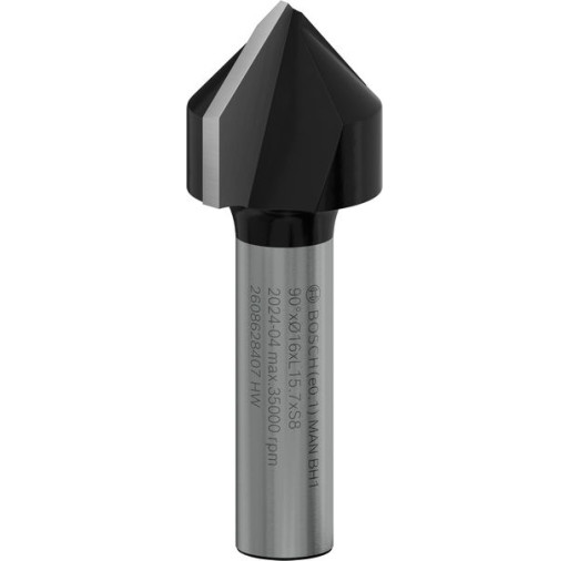 2608628407 Freză pentru canal în V PRO, 90° x Ø 16, tijă 8 mm 2608628407 imagine