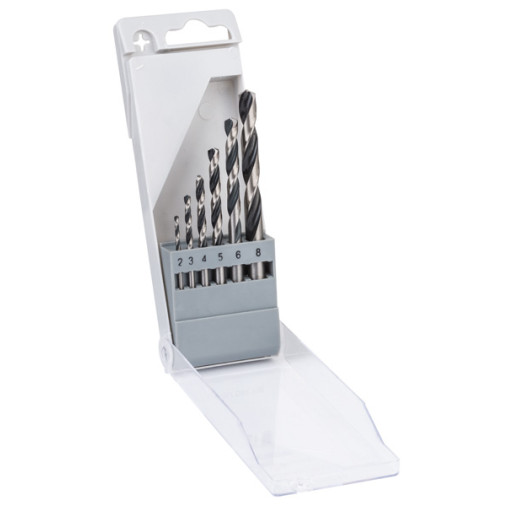 2608577346 Set de 6 burghie spirale HSS PointTeQ 2 - 8 mm - ROBERT BOSCH 2608577346 imagine