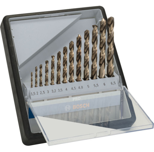 2607019926 Set de 13 burghie pentru metal Robust Line HSS-Co, 1,5 - 6,5 mm - ROBERT BOSCH 2607019926 imagine