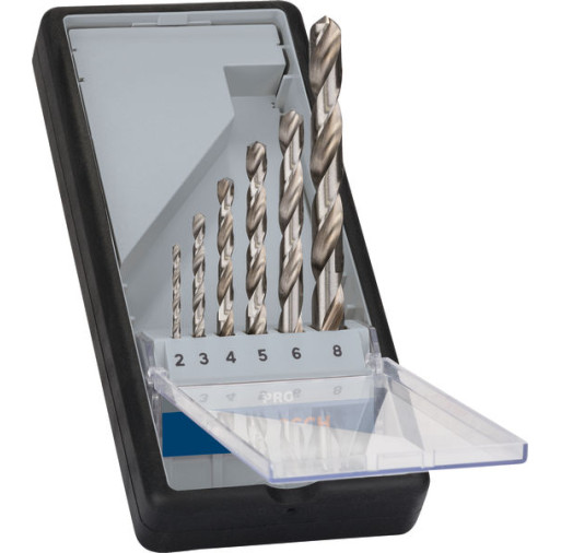 2607010529 Set Robust Line de burghie pentru metal HSS-G, 135°, 6 buc.  - ROBERT BOSCH 2607010529 imagine