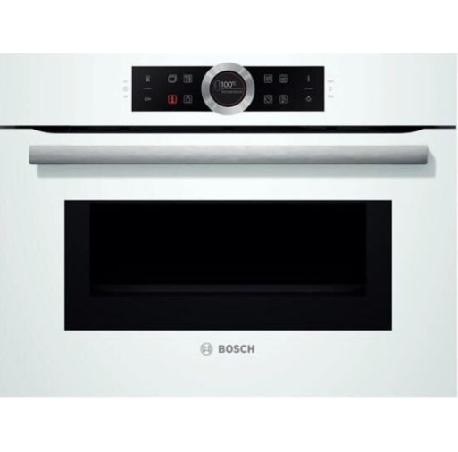 Cuptor compact multifuncțional Bosch CMG633BW1 incorporabil cu opțiune de microunde 60 cm seria 6  CMG633BW1 imagine