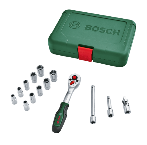 Set de 14 adaptoare Bosch 1600A02BY0 pentru chei tubulare de ¼ - ROBERT BOSCH 1600A02BY0  imagine