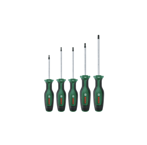 Set de 5 şurubelniţe Bosch 1600A02BX6  Torx - ROBERT BOSCH 1600A02BX6  imagine