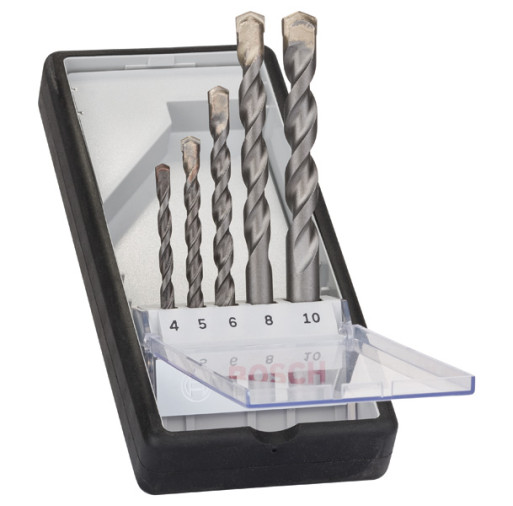 2607010524 Set de 5 burghie pentru beton Robust Line CYL-3, 4 - 10 mm - ROBERT BOSCH 2607010524 imagine