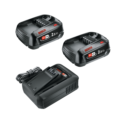 1600A031T5 Starter Set Set de 18 V pentru începători (2 x 2,5 Ah + AL 18V-44) - ROBERT BOSCH 1600A031T5  imagine