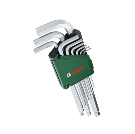 1600A02BX9 Set de 9 chei hexagonale - ROBERT BOSCH 1600A02BX9 imagine