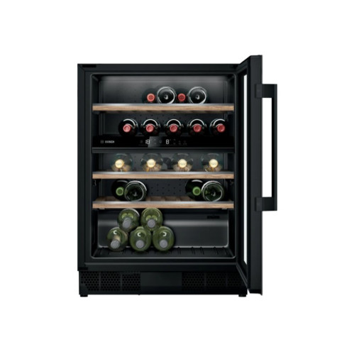 Frigider de vinuri incorporabil sub blat Bosch KUW21AHG0 44 sticle seria 6 82 cm KUW21AHG0 imagine