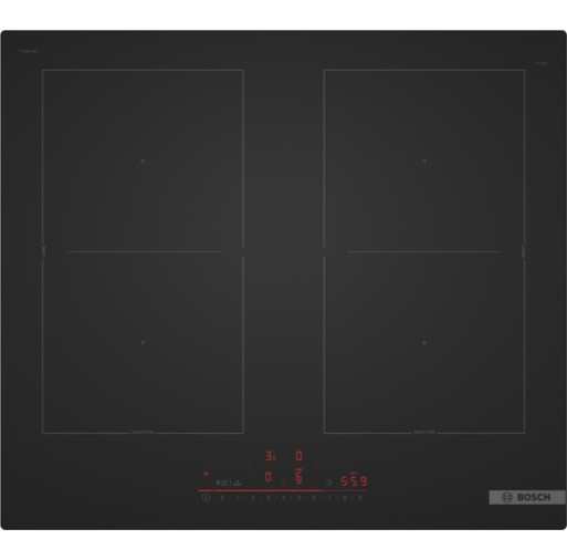Plita cu inductie Bosch PVQ61CHB1E  4 zone de gatit 60 cm seria 6 Matt black PVQ61CHB1E  imagine